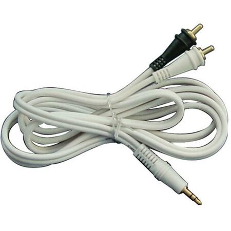 AUDIOP 3.5mm Male To Stereo RCA Males 6 ft. Audio Cable IP356